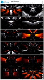 三维虚拟机械场景创意光晕场景