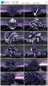 3d三维CG虚拟科幻场景创意抽