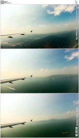 飞机海洋上空飞行