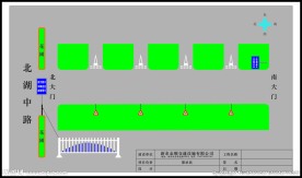 北湖中路交通示意图
