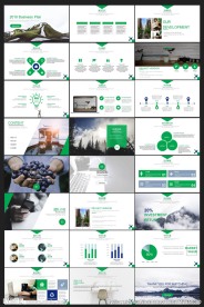 欧美大气时尚商务项目申报PPT