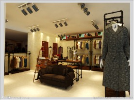 精品服装店3DMAX模型源文件