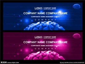 物联网 科技背景板图片