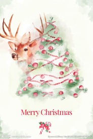 圣诞节明信片 海报