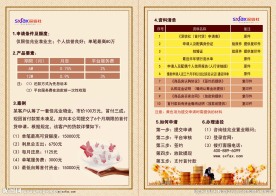 金融宣传单内页资料说明
