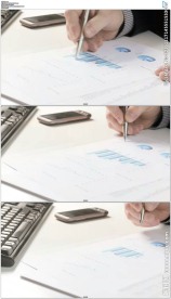 商人核对数据签字