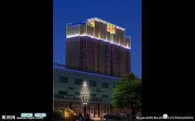 建筑照明动画商场照明楼体亮化设