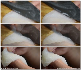 十字花刀切鱼片