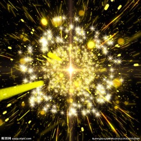 光系粒子爆炸游戏特效