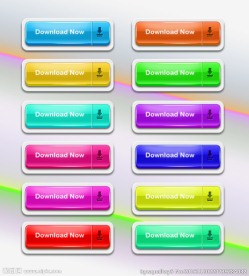 按钮图标标志标识下载图标