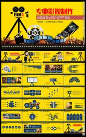 影视传媒摄影摄像专业PPT模板