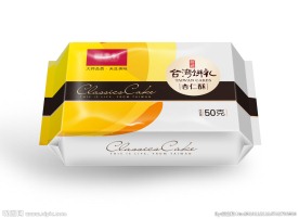 杏仁酥包装展开图