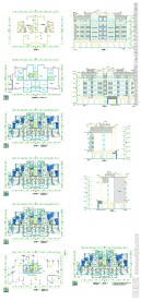 洋楼别墅建筑CAD图