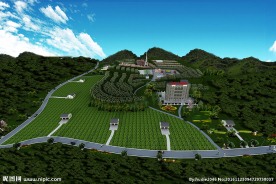 室外农场种植园景观3D模型