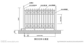 不锈钢栏杆示意图