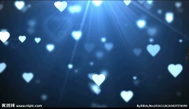心形 LED 背景素材
