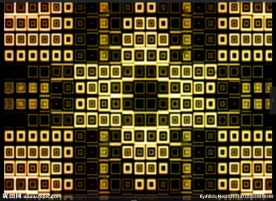 金色 LED 动态 背景素材