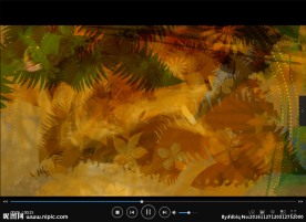 蝴蝶 LED 动态 背景素材