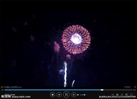 烟花 LED 动态 背景素材