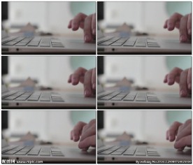 在一台笔记本电脑上打字