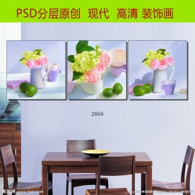 餐厅水果装饰画