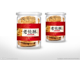 老桃酥标签展开图