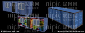 集装箱效果图