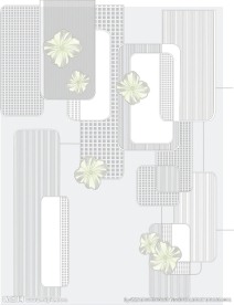 移门矢量图 移门菲林图 玻璃花