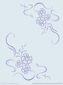 移门矢量图 移门菲林图 玻璃花