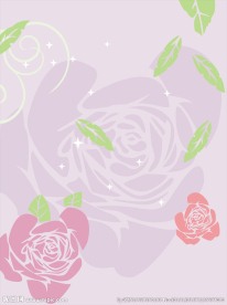 移门矢量图 移门菲林图 玻璃花