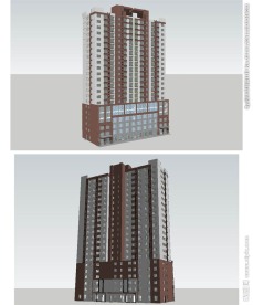 住宅精细建筑草图大师SU模型
