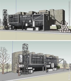 创意售楼处建筑草图大师SU模型