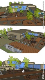 售楼处设计建筑草图大师SU模型