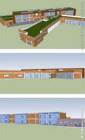 幼儿园建筑草图大师SU模型