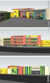 幼儿园SU建筑草图大师SU模型