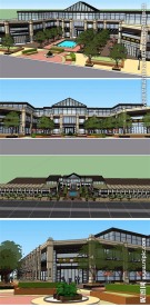 古典风格草图大师SU模型