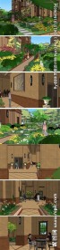 架空庭院景观草图大师SU模型
