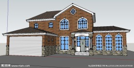 别墅建筑草图大师SU模型