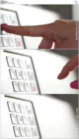 自动取款机输密码