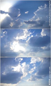 蓝天云层飘动延时摄影