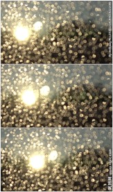 雨水附着的玻璃光斑