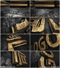 大气震撼黄金LOGO片头演绎