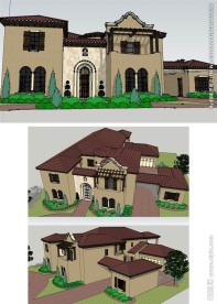 别墅建筑草图大师SU模型