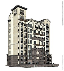 西班牙的住宅建筑草图大师模型