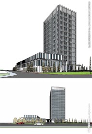 办公楼SketchUp模型