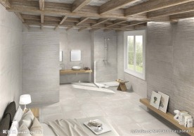 瓷砖空间  室内  浴室