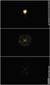 烟花升空爆炸四散