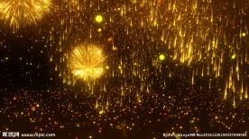 新年节日烟花特效背景