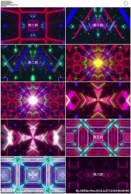 六款光线隧道穿梭动感vj素材包