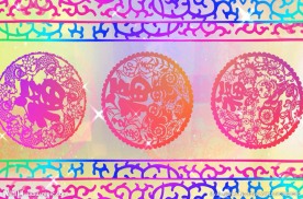 喜庆剪纸 福字视频 片头素材